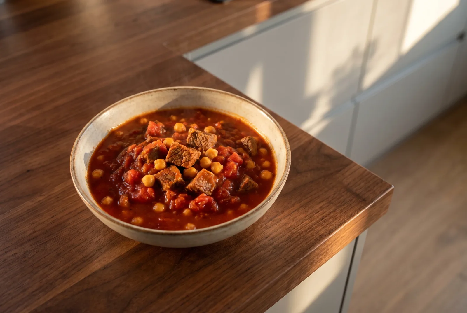 Beef and Chickpea Stew | Chickpea Stew with Cubed Beef