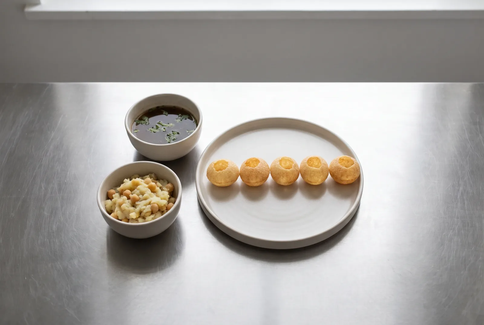 Pani Puri | Indian Crispy Shells Filled with Spiced Water