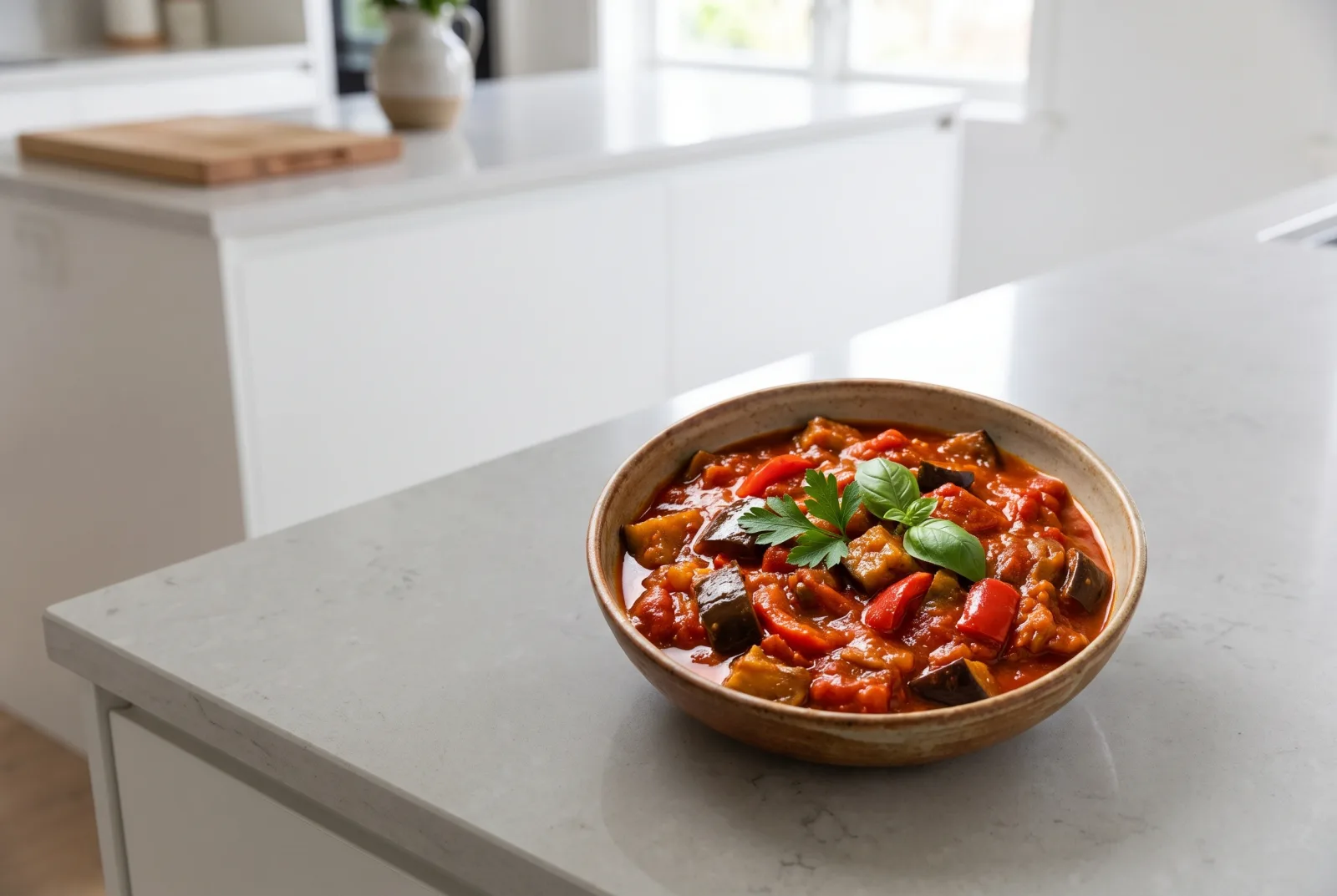 Ajapsandali | Georgian-Style Eggplant and Vegetable Stew