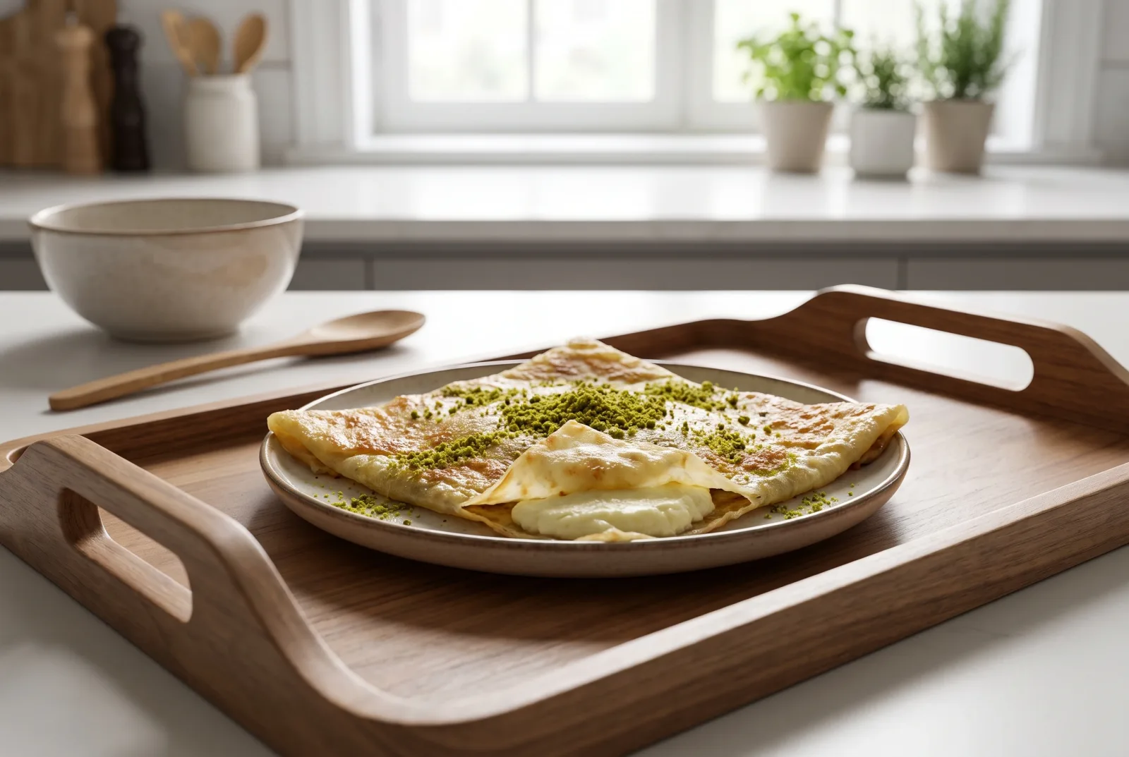 Gaziantep-Style Katmer | Pistachio and Clotted Cream Flatbread