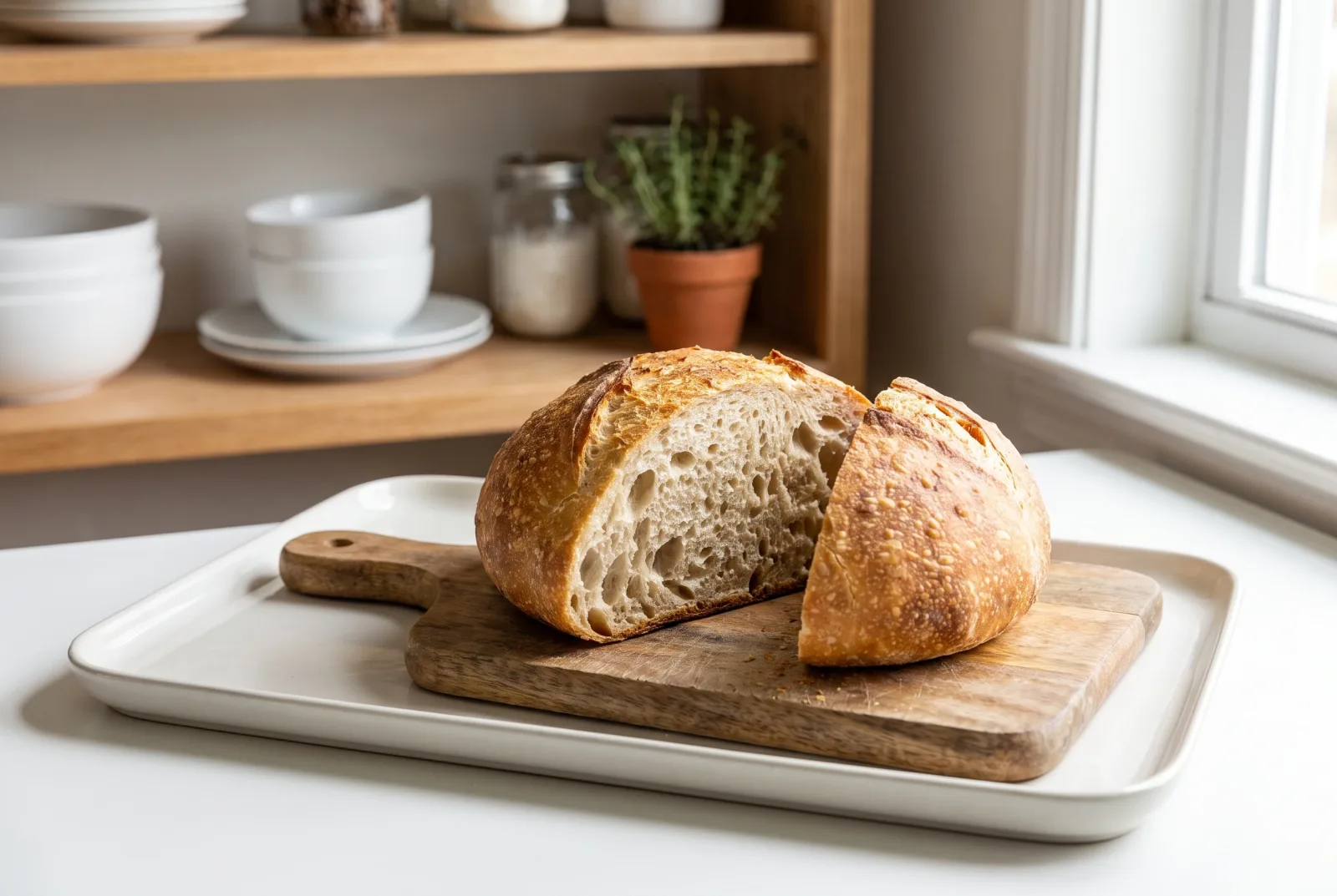 Barley Flour Country Loaf | Budget-Friendly Homemade Bread