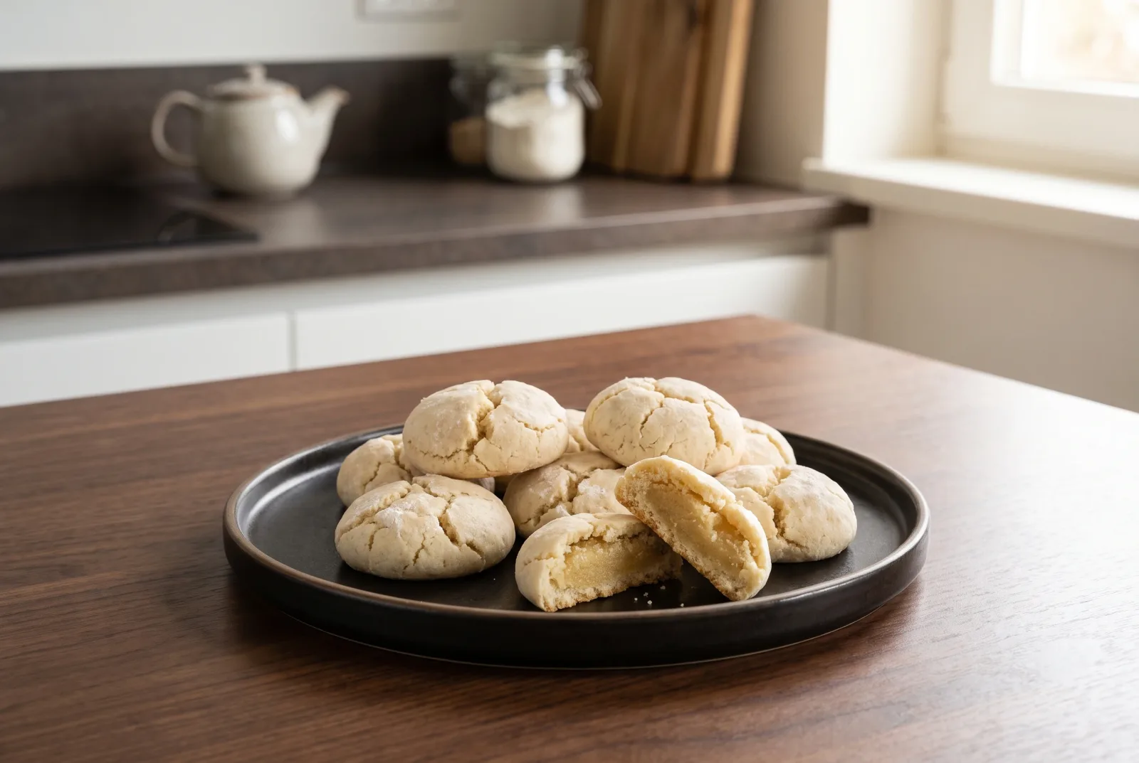 Almond Paste Cookies | Sealed Cookies with Almond Paste Filling