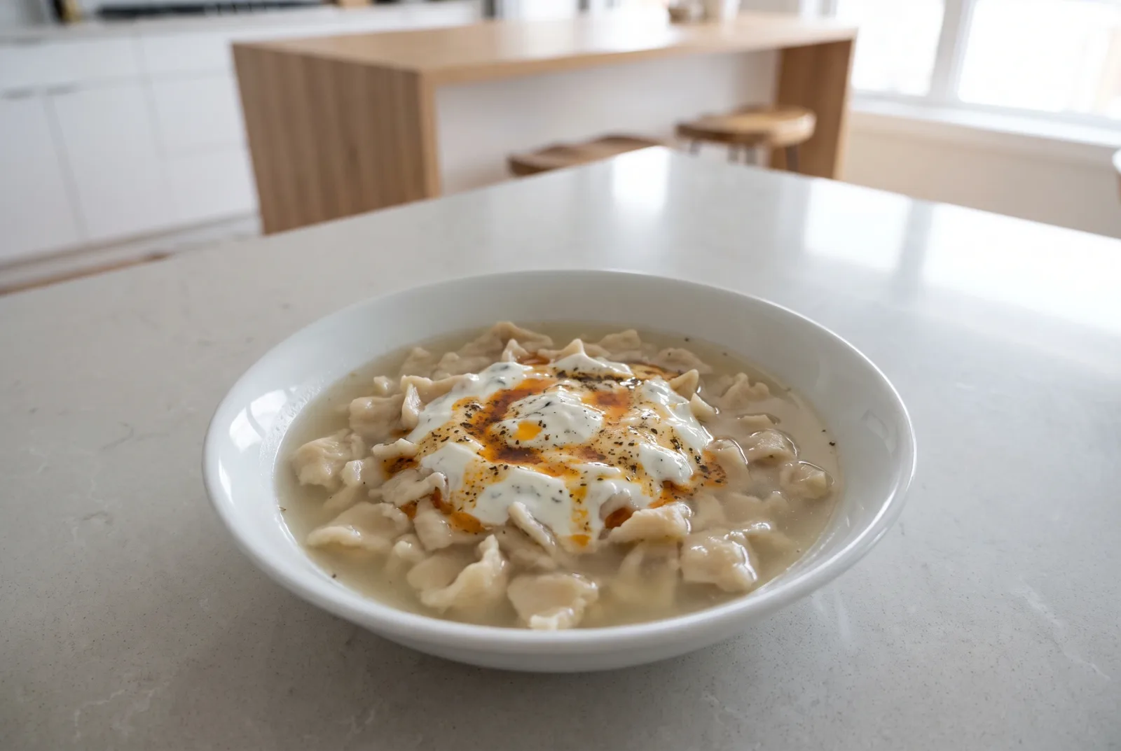 Cimcik | Erzincan-Style Dumpling Soup in a Pressure Cooker