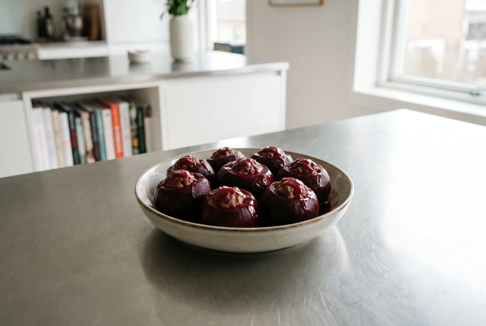 Stuffed Beets with Ground Meat | Pressure Cooker Recipe