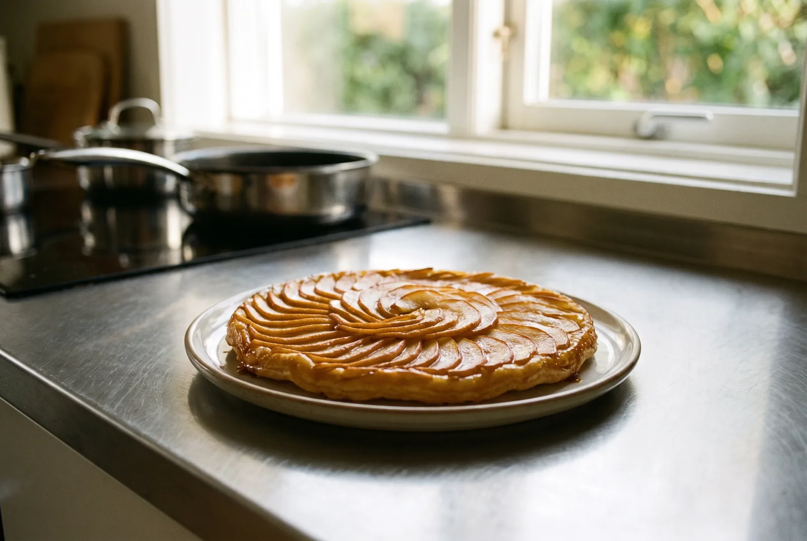 Caramelized Pear Tart for Picnics