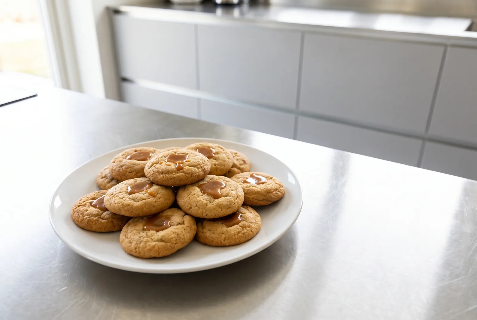 Caramel Cookies | Cookies with Melty Caramel Pieces