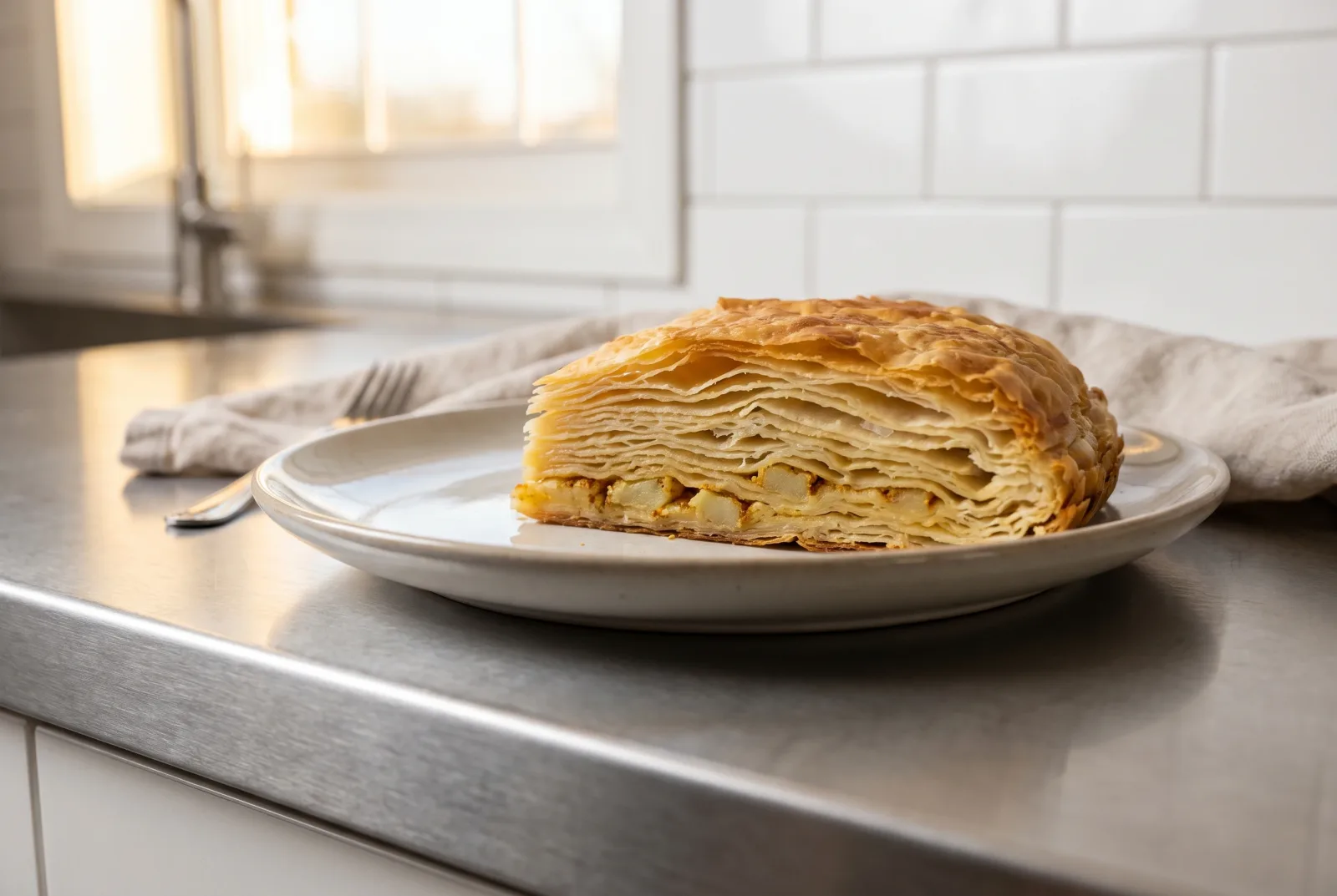 Crispy Potato Börek | Baked Pie with Layered Phyllo Dough