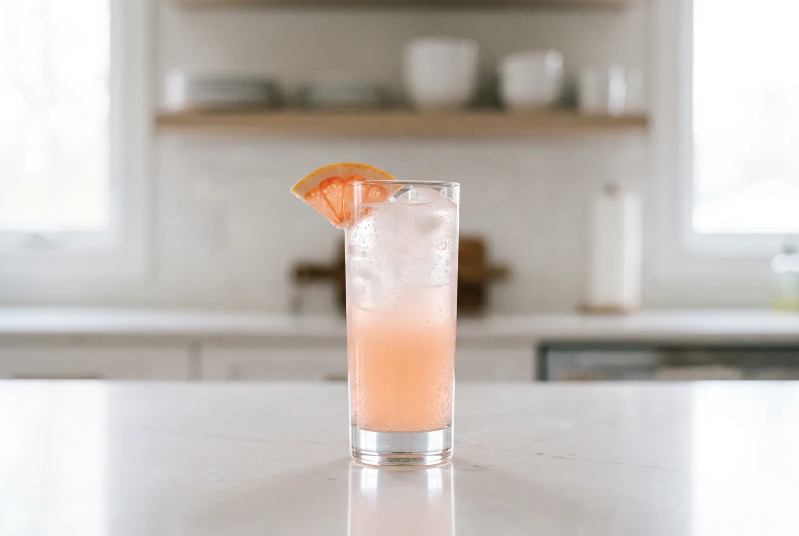 Sugar-Free Grapefruit Spritzer | Refreshing Brunch Drink
