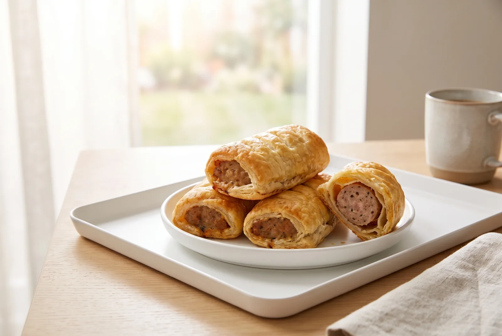 Air Fryer Sausage Rolls | Crispy Yufka-Wrapped Sausages