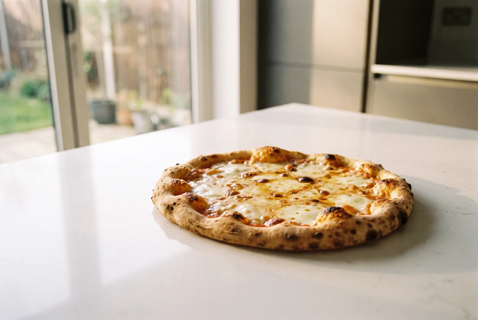 Thin-Crust Sourdough Pizza | Homemade Dough with a Long Fermentation