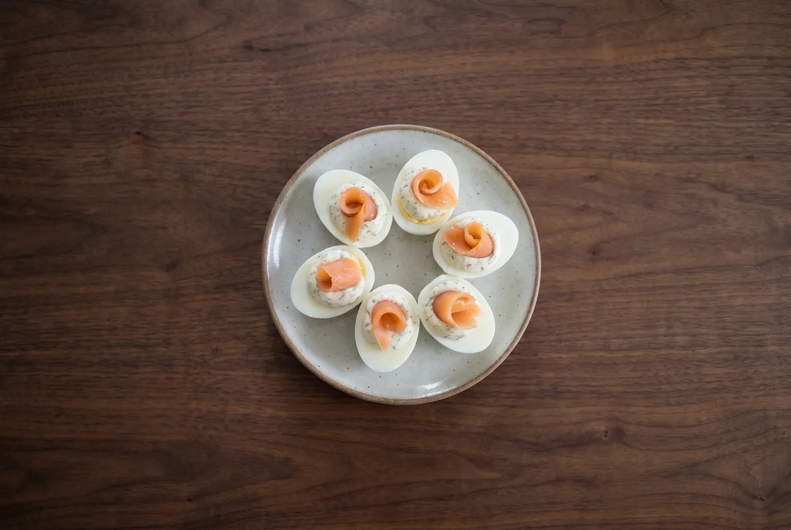 Smoked Salmon and Egg Canapés with Dill Cream Cheese