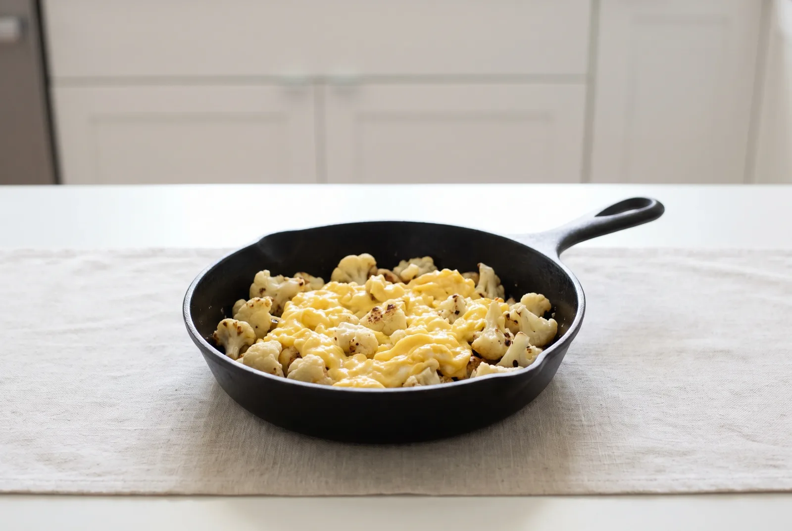 Leftover Roasted Cauliflower and Eggs | Skillet Brunch