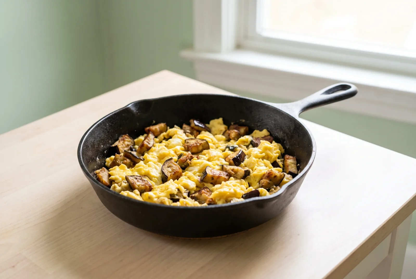 Beid bi Betingan | Egyptian Eggplant and Eggs