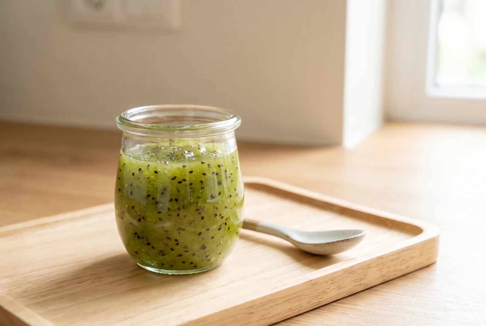 Kiwi Chia Seed Jam | Tangy Brunch Spread