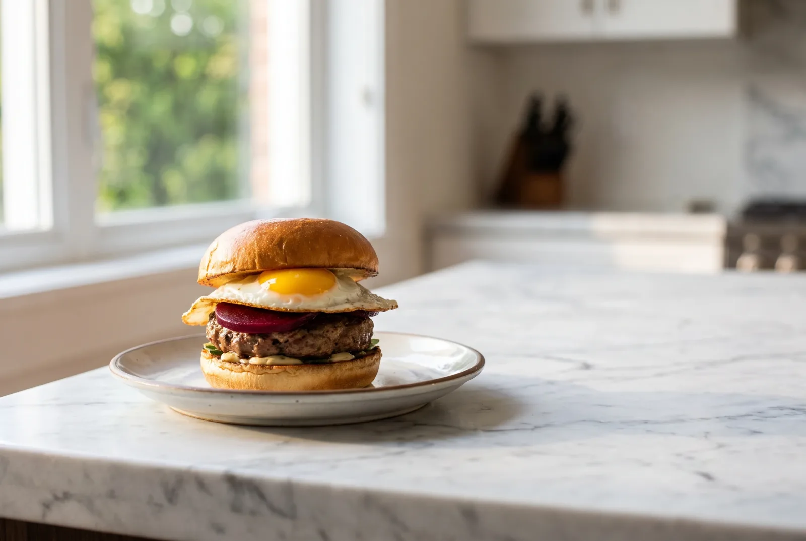 Kiwi Burger | New Zealand Burger with Beets and Egg