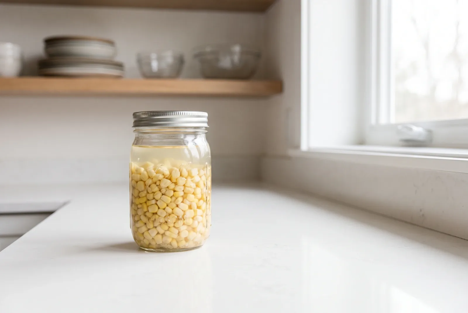 Pickled Corn | Corn Pickle in Spiced Vinegar Brine