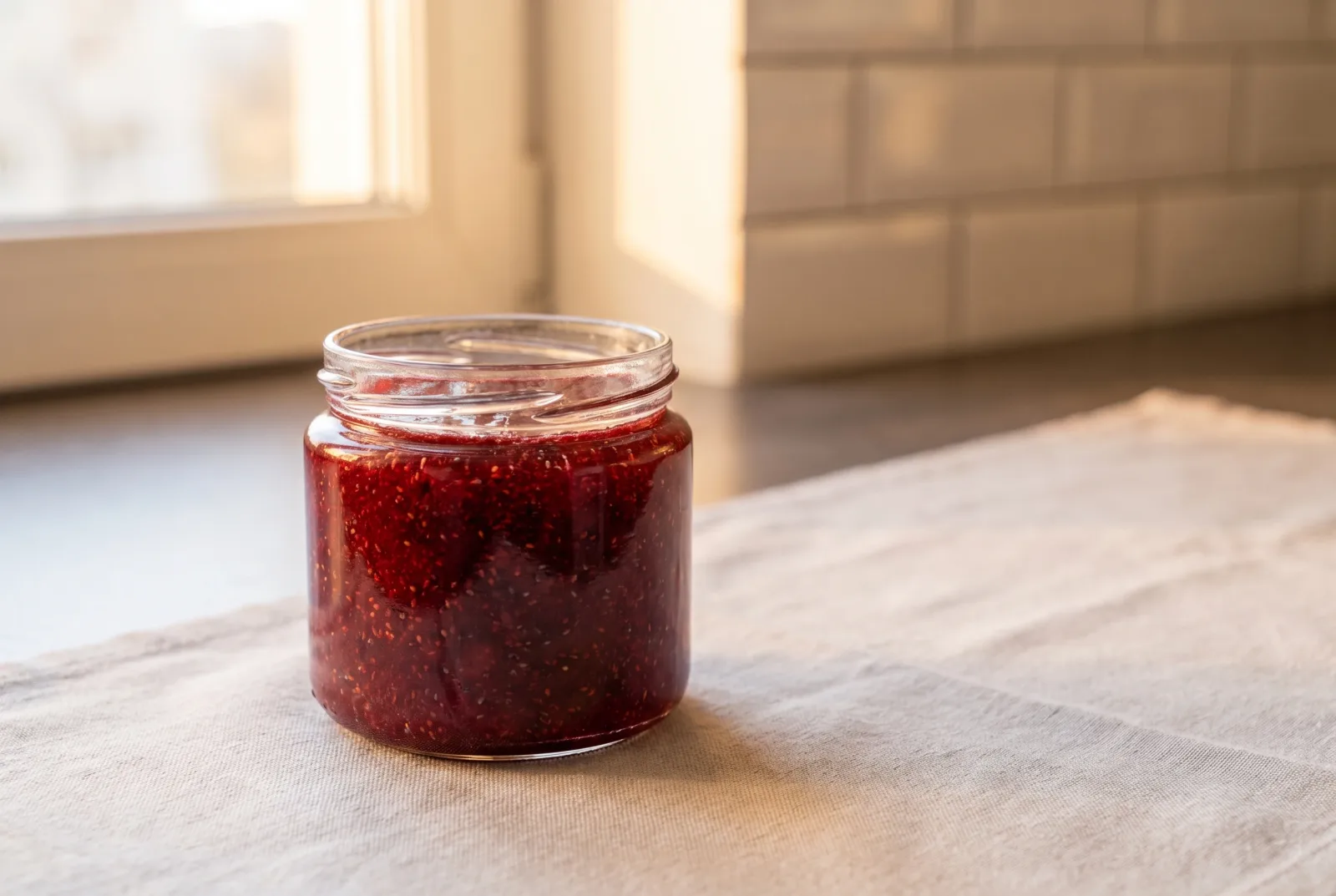 No-Added-Sugar Wild Strawberry and Chia Jam | Diabetes-Friendly Jam