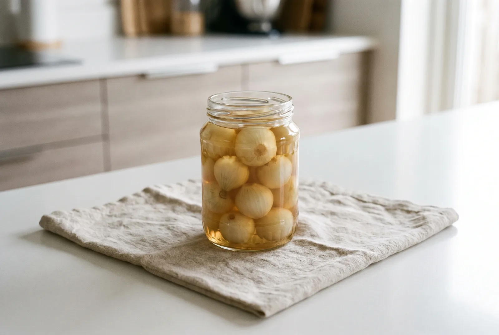 Pickled Onions | Small Pearl Onions Pickled in Their Own Brine