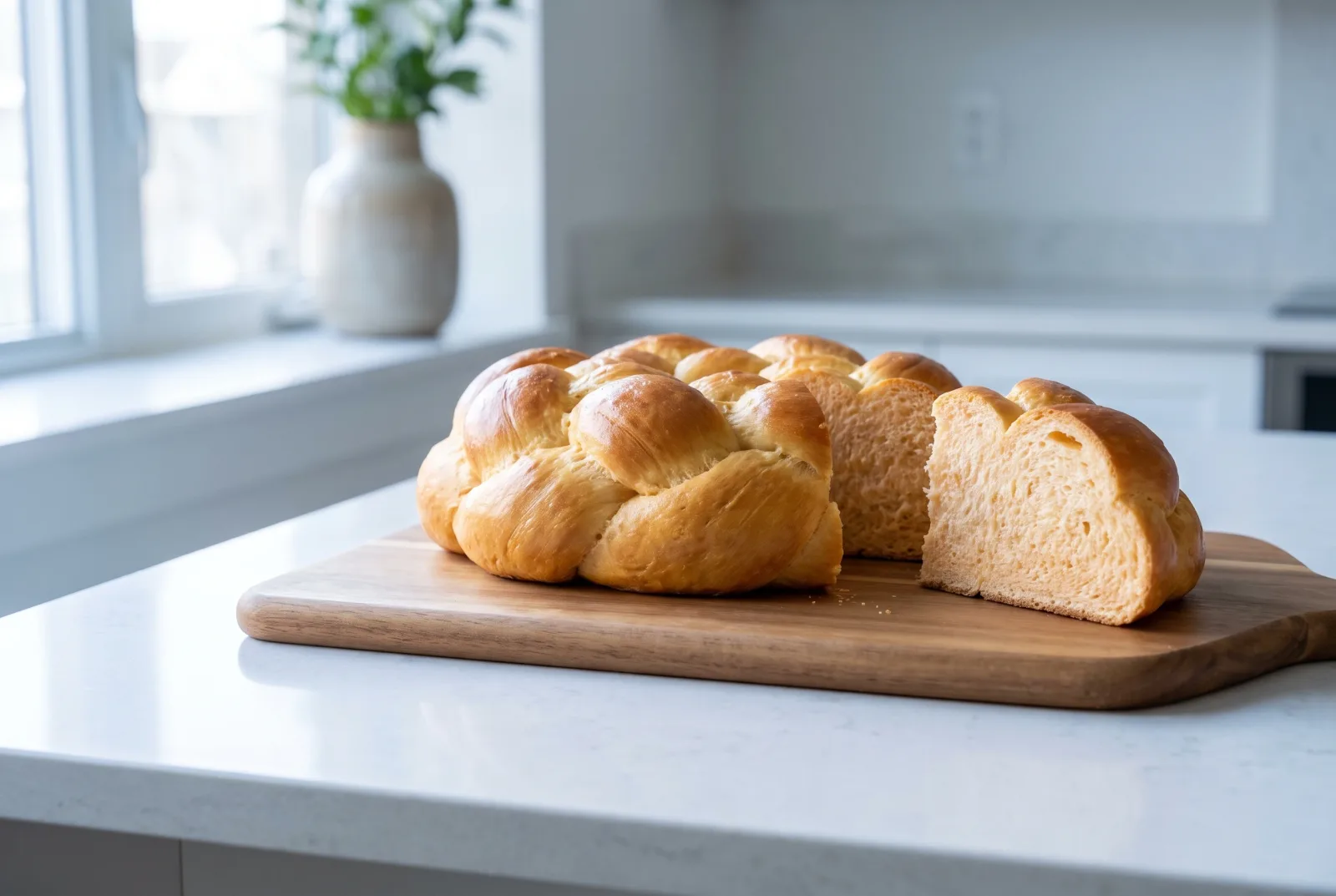 Sweet Potato Bread | Soft Braided Loaf with Leftover Mash