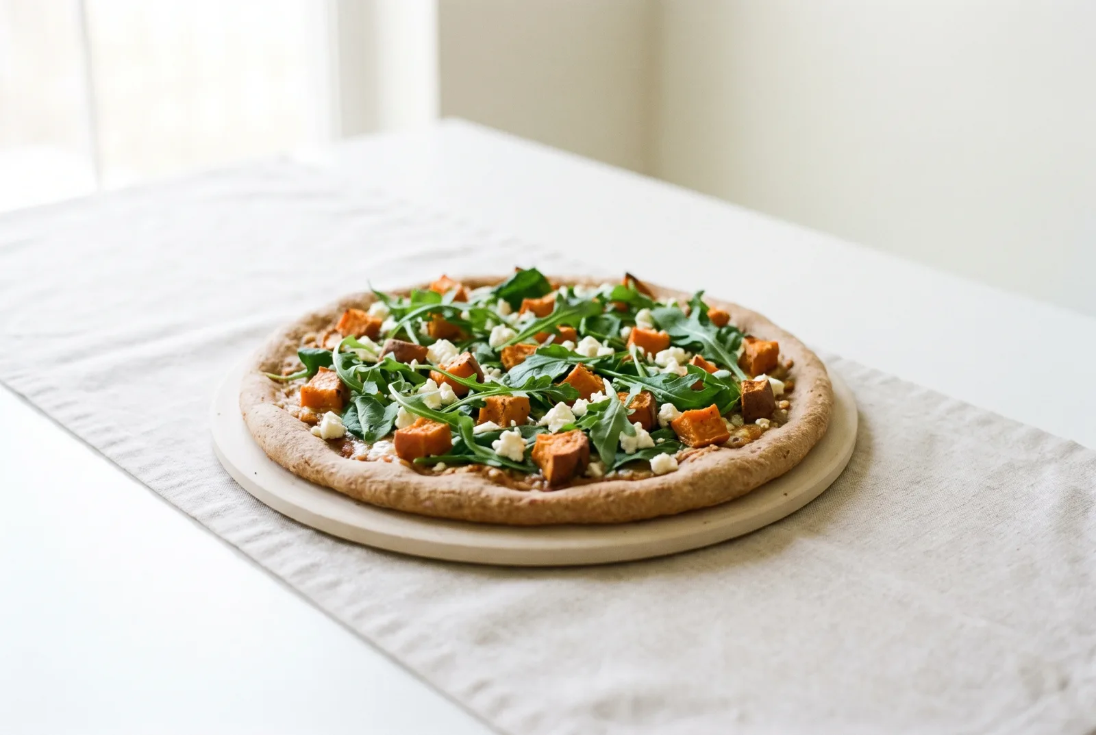Sweet Potato and Feta Whole-Wheat Pizza | New Zealand Café-Style