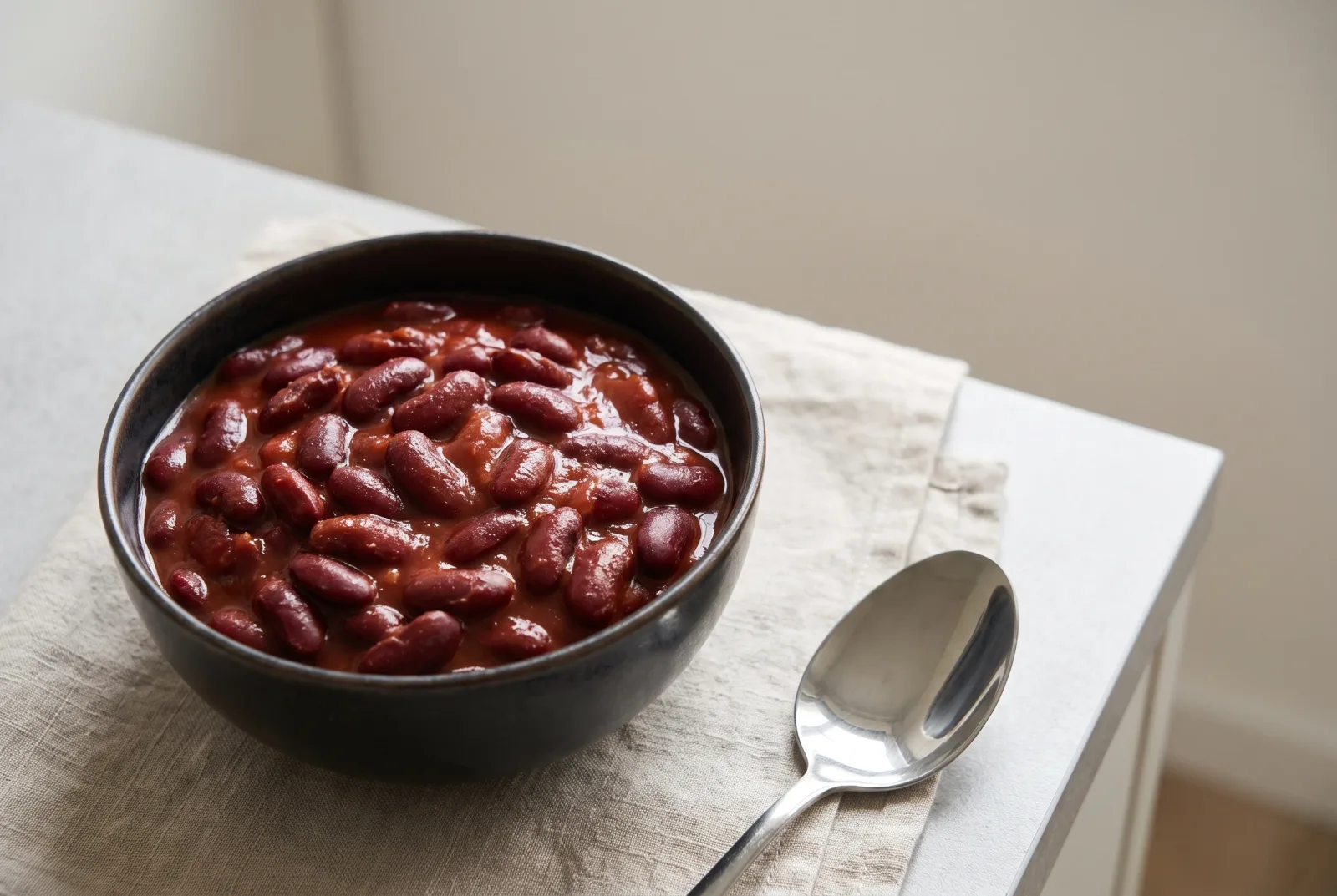 Slow-Cooked Red Beans with Olive Oil