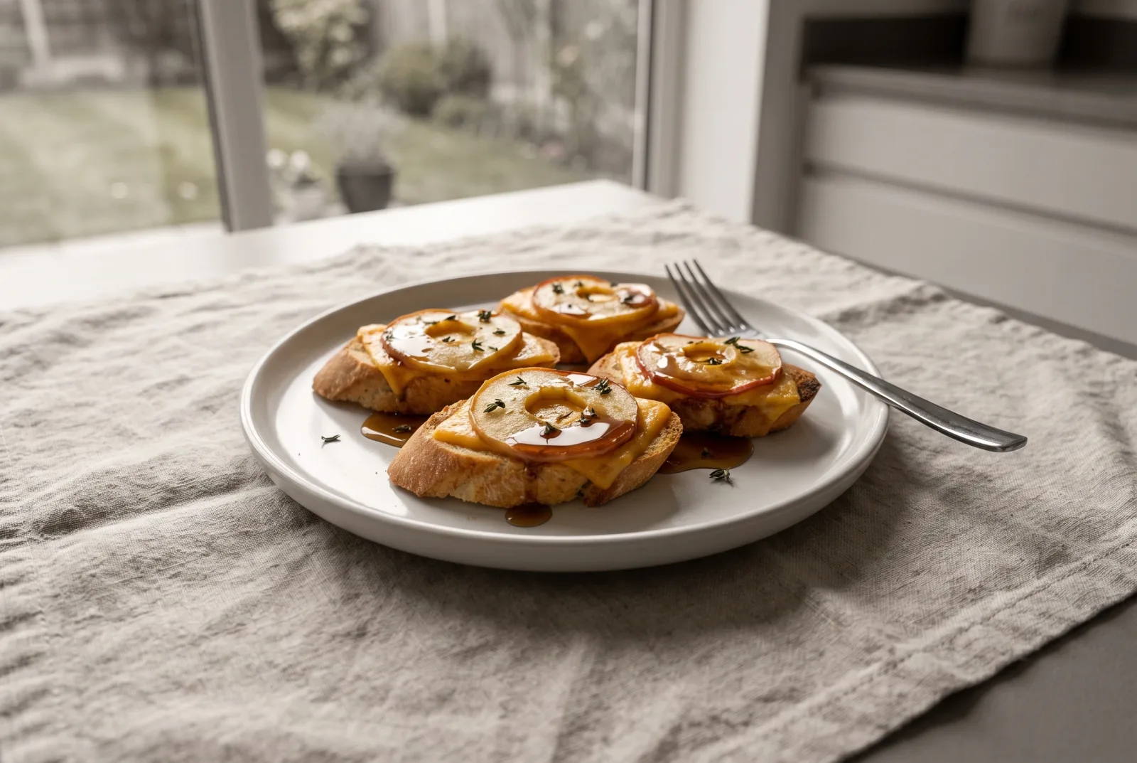 Maple Syrup, Cheddar, and Apple Canapés | Whole-Wheat Party Sandwiches