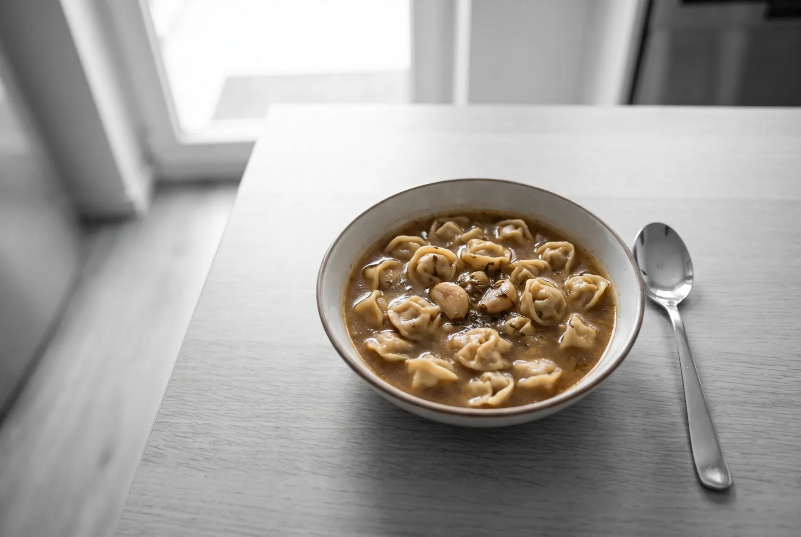 Azerbaijani Dushbara | Mini Dumpling Soup with Mint, Garlic, and Yogurt