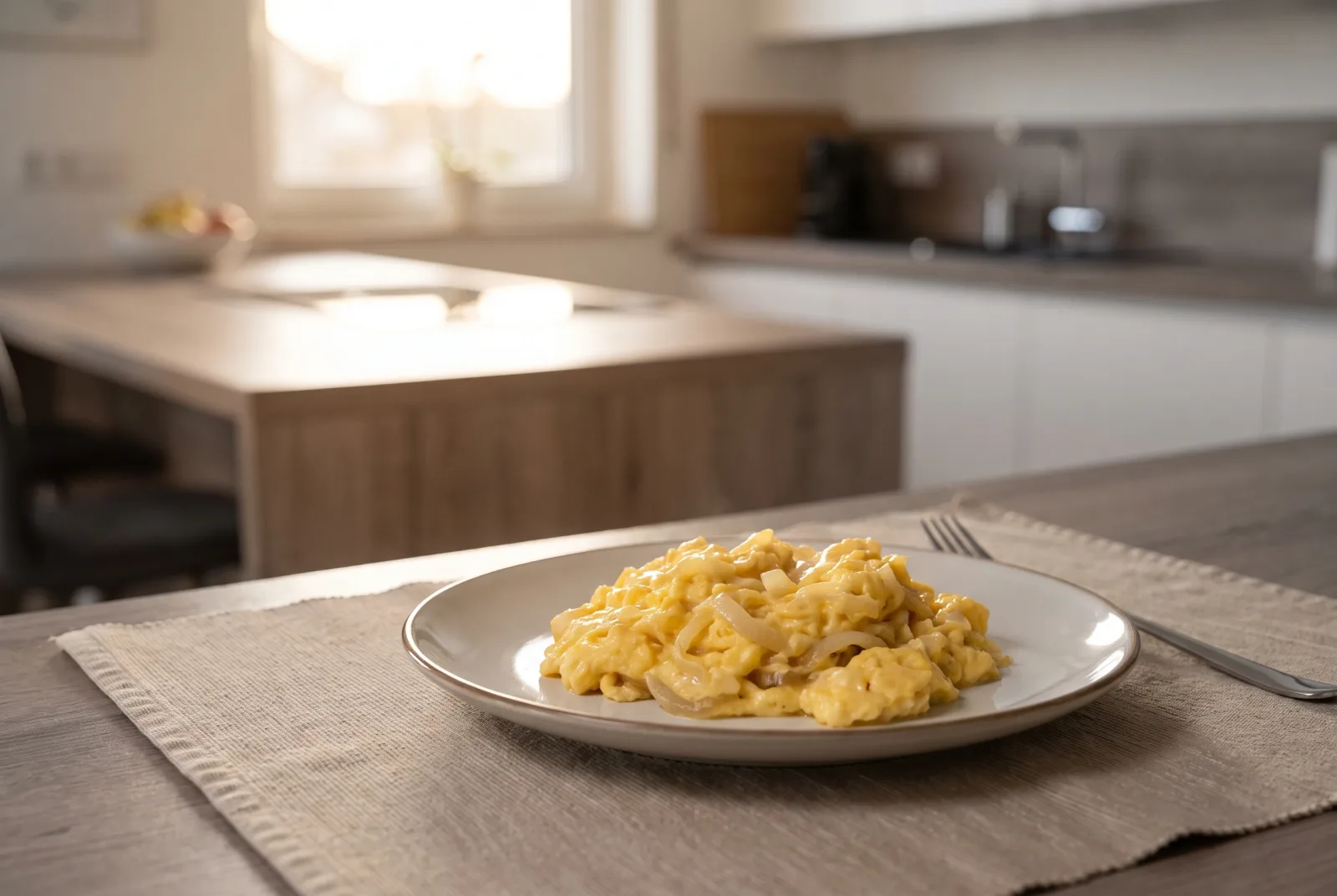 Eierspeis — Austrian Scrambled Eggs with Leftover Vegetables