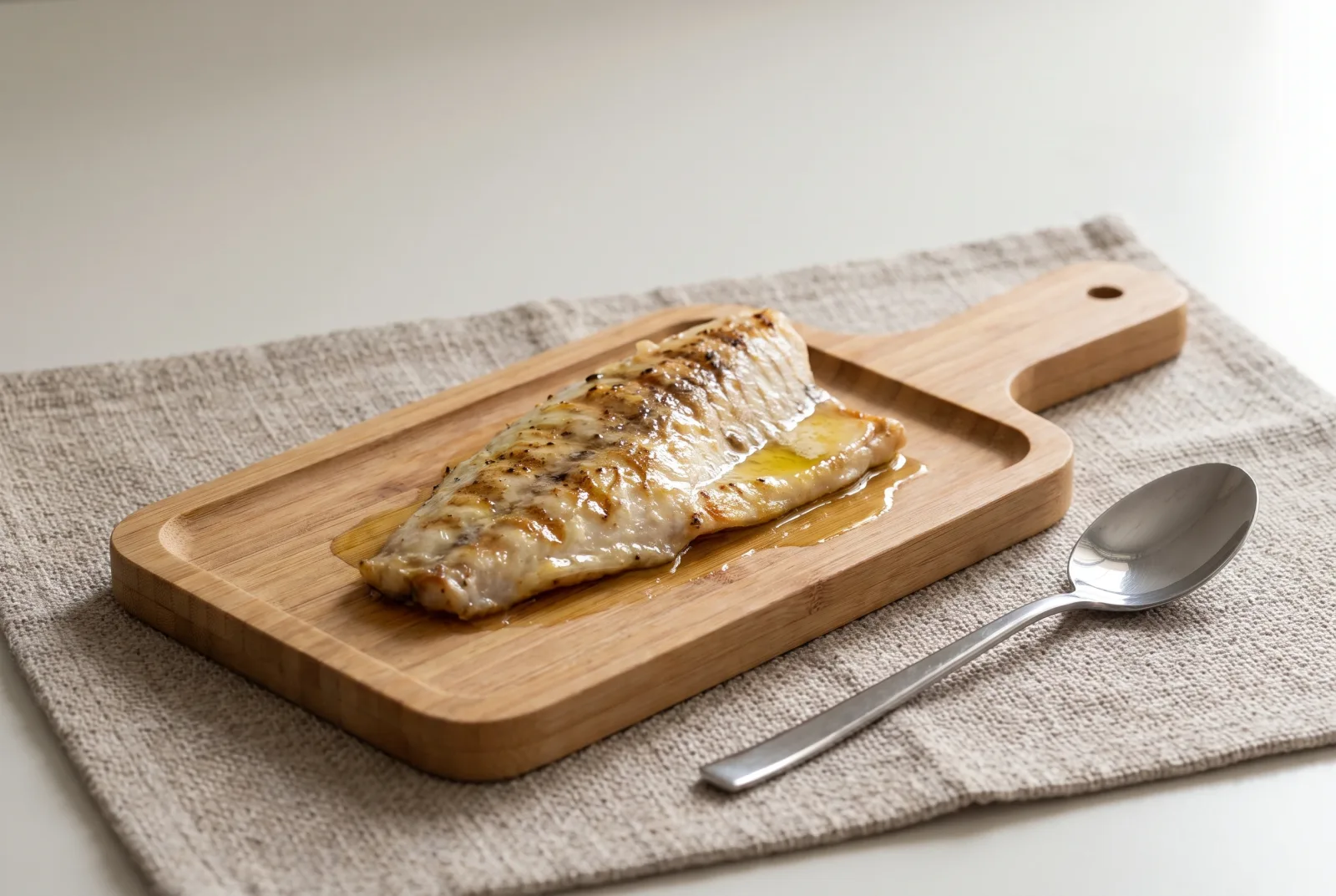 Grilled Zander Fillets with Austrian-Style Caper and Thyme Sauce