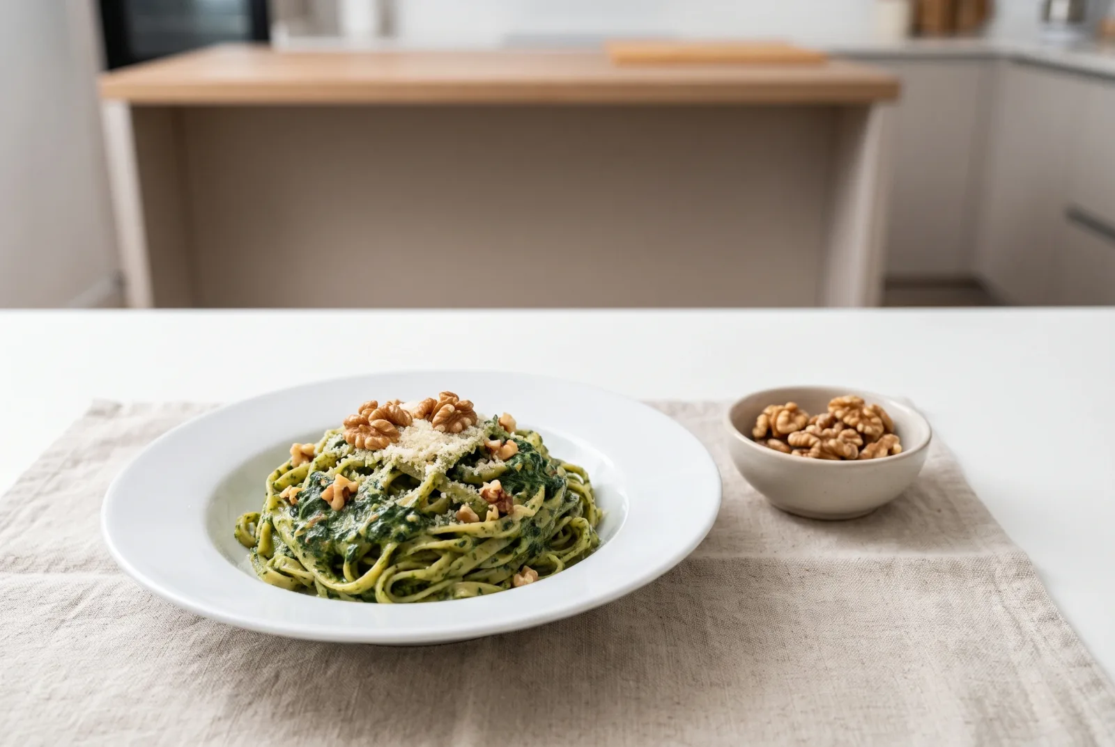 Tallarín Verde | Peruvian Spinach and Basil Pasta