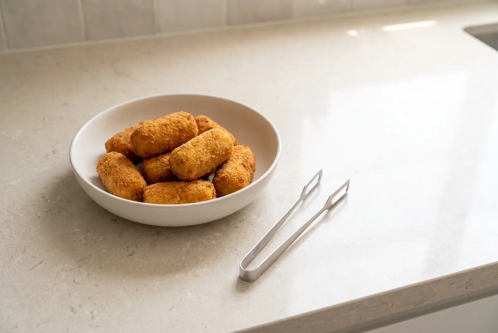 Portuguese Air Fryer Beef Croquettes — Crisp Breaded Croquetes