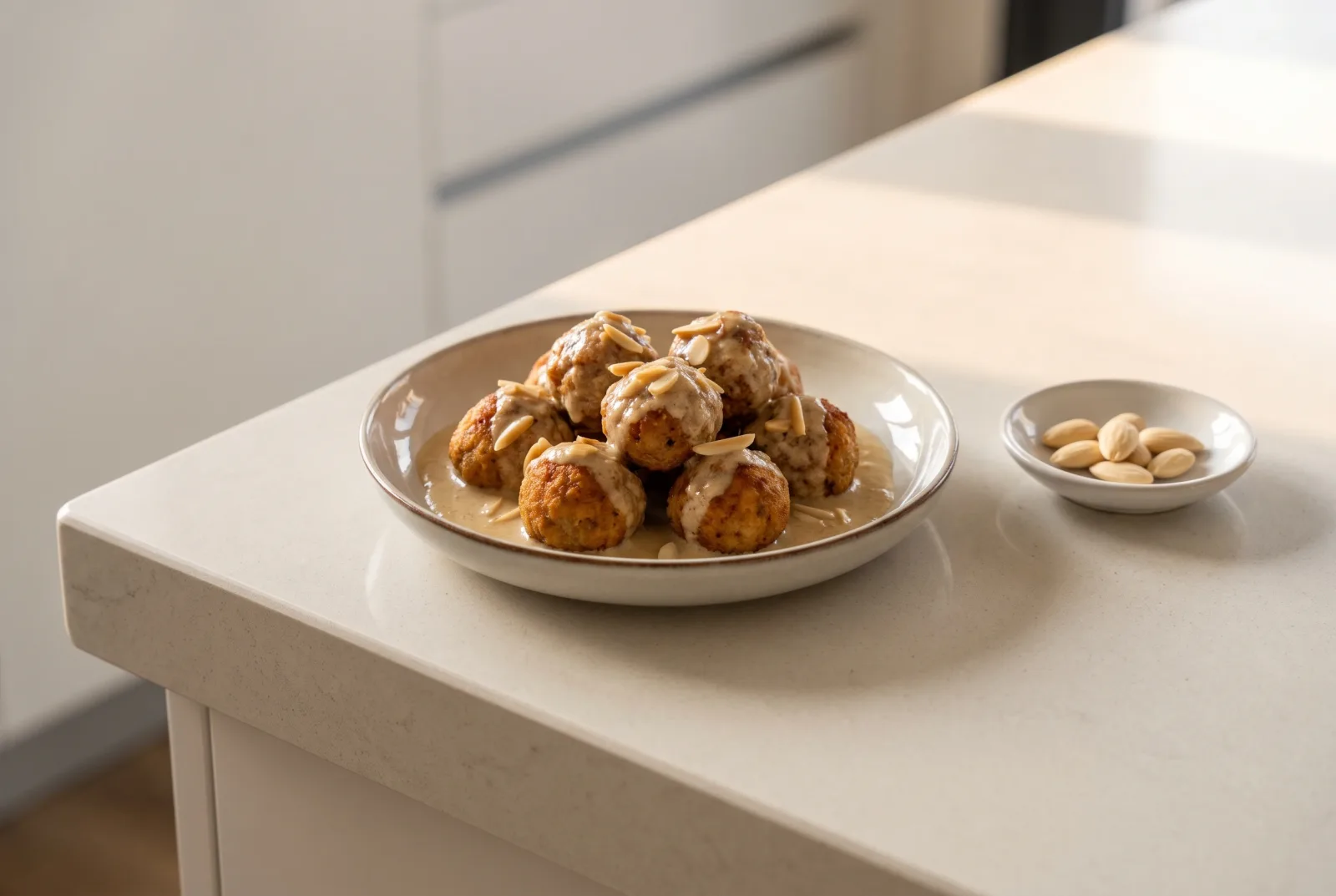 Spanish Meatballs with Almond Sauce | Air-Fryer Albóndigas