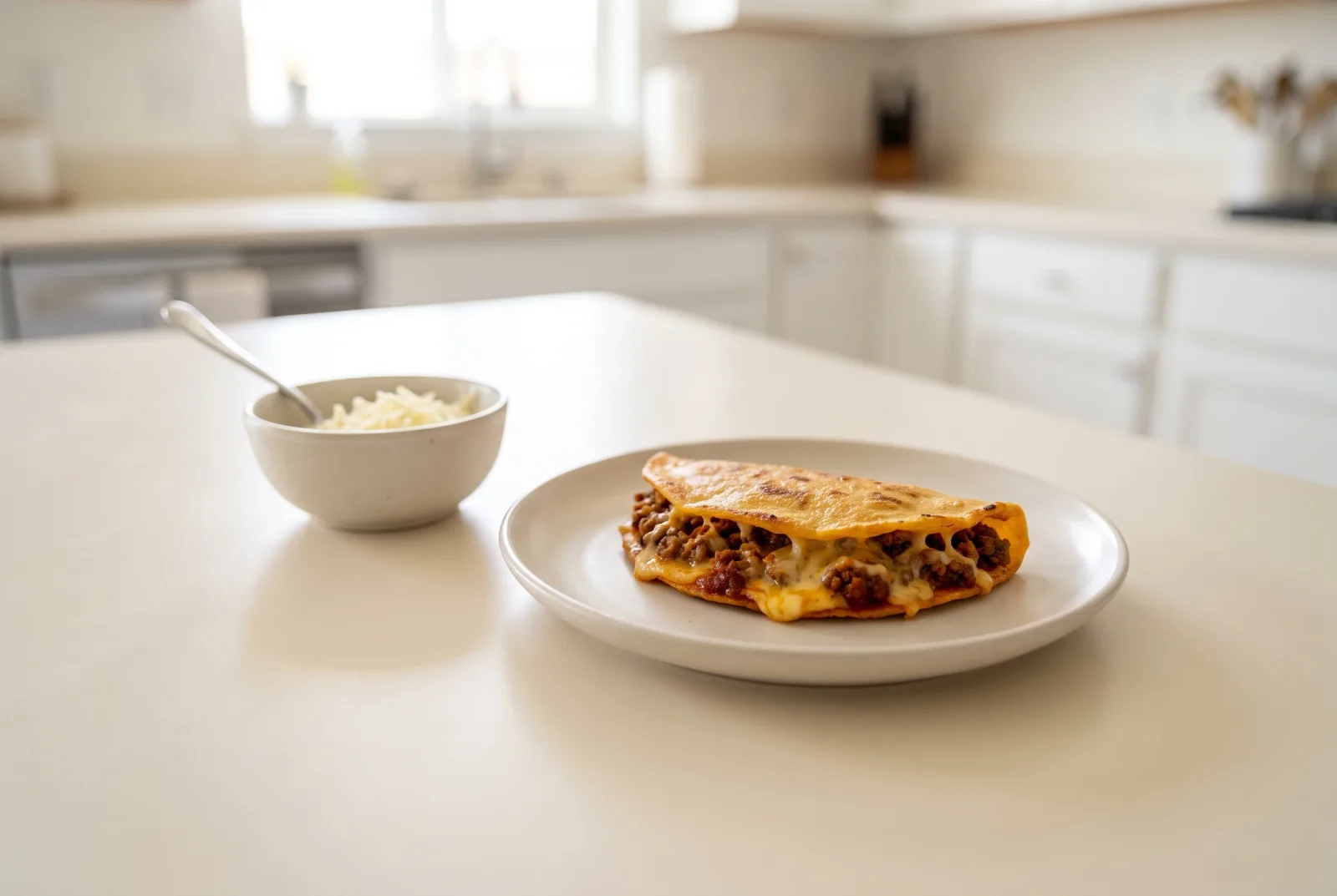 Gorditas | Air Fryer Cheese and Ground Beef Corn Cakes