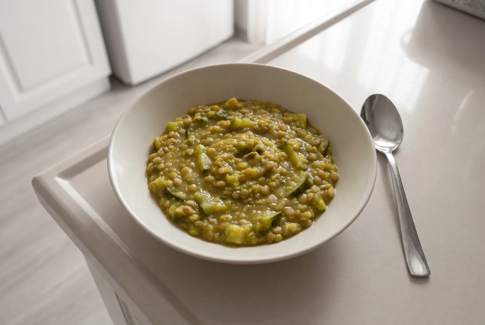 Zucchini and Lentil Puree | Balkan-Style Vegetable Baby Puree
