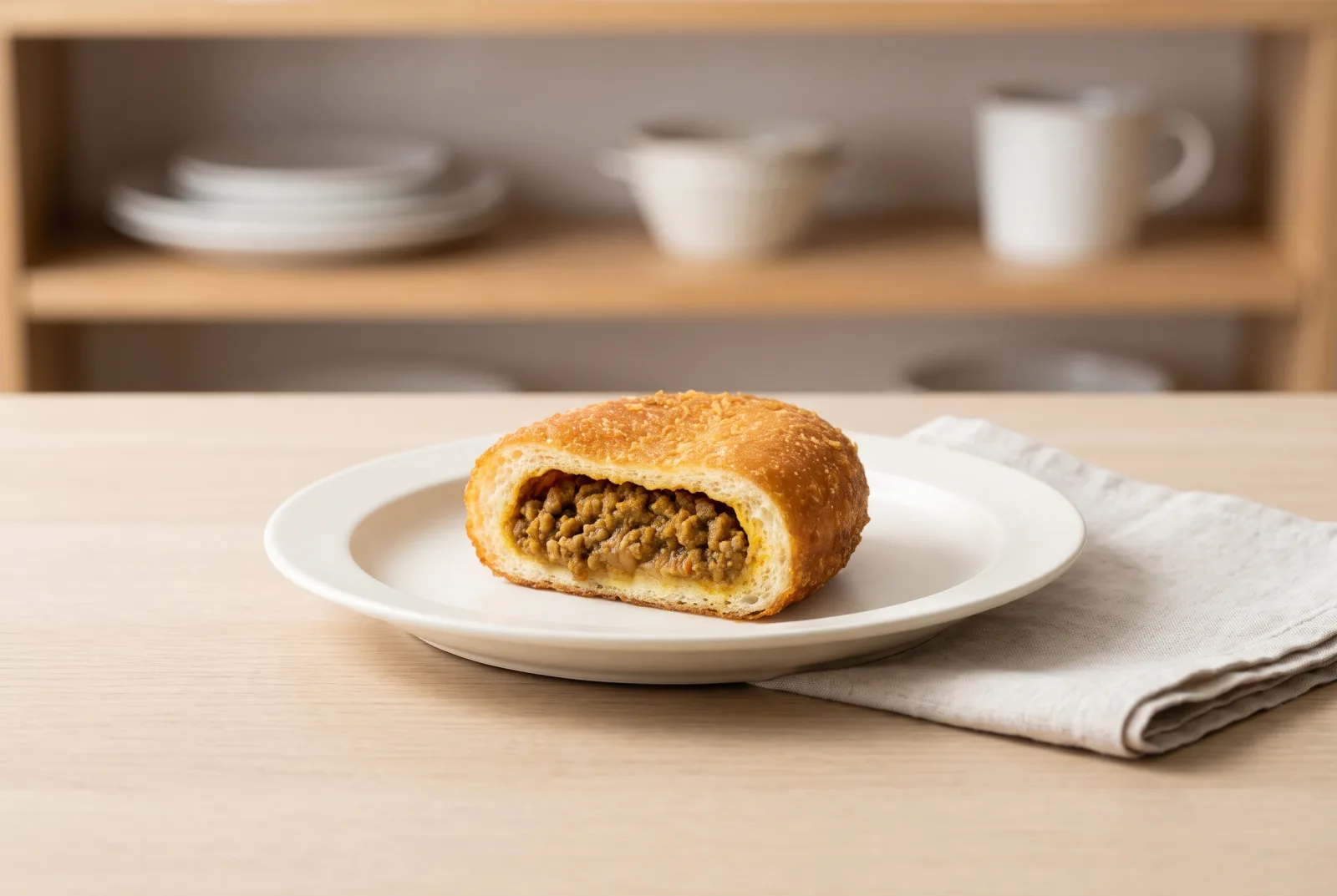 Kare Pan | Japanese Curry-Stuffed Fried Bread