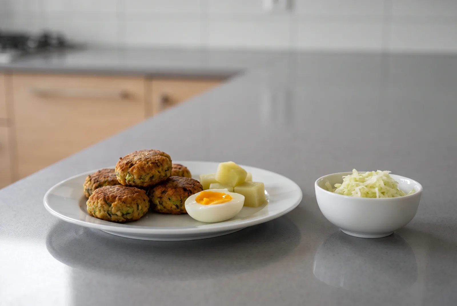 German-Style Kohlrabi Fritters | Air-Fried Vegetable Patties