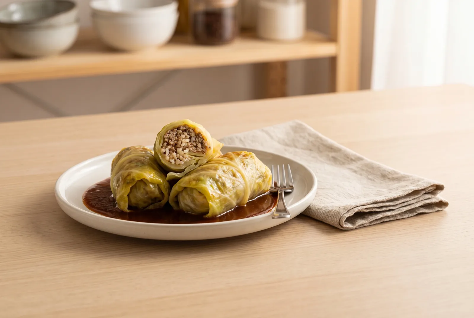 Kohlrouladen | German Beef-Stuffed Cabbage Rolls