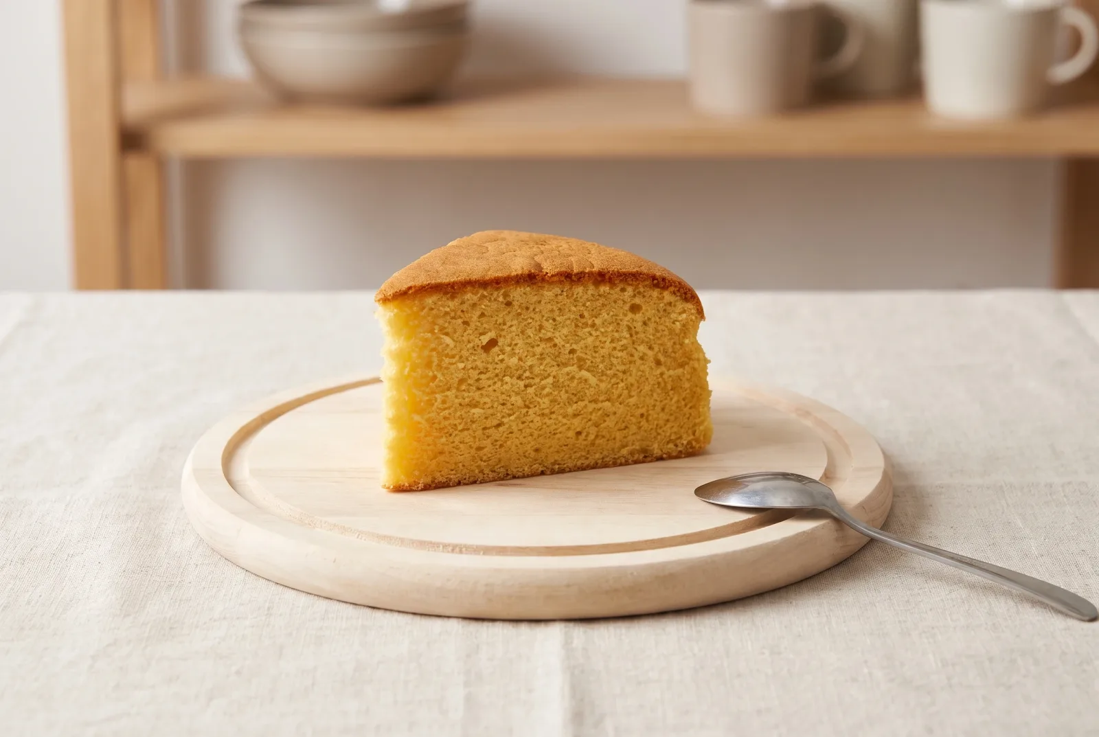 Korean-style castella — a feather-light, box-shaped cake