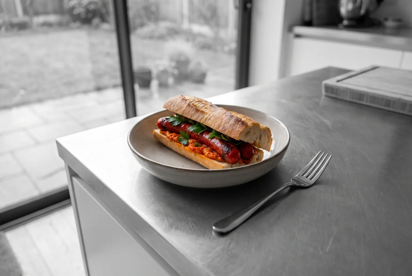 Merguez Sandwich | Moroccan Spiced Grilled Sausage