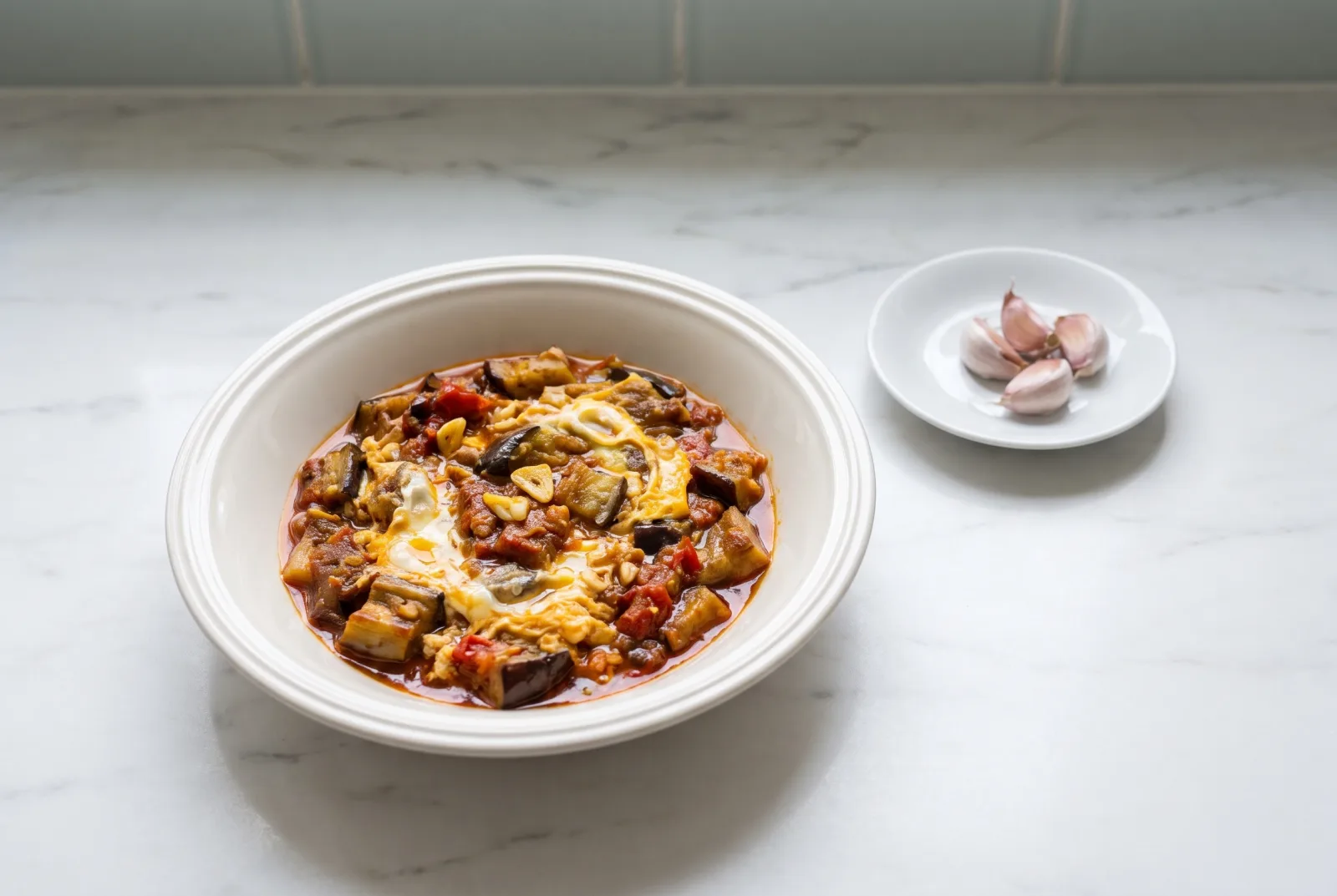 Mirza Ghasemi — Iranian Smoky Eggplant Salad