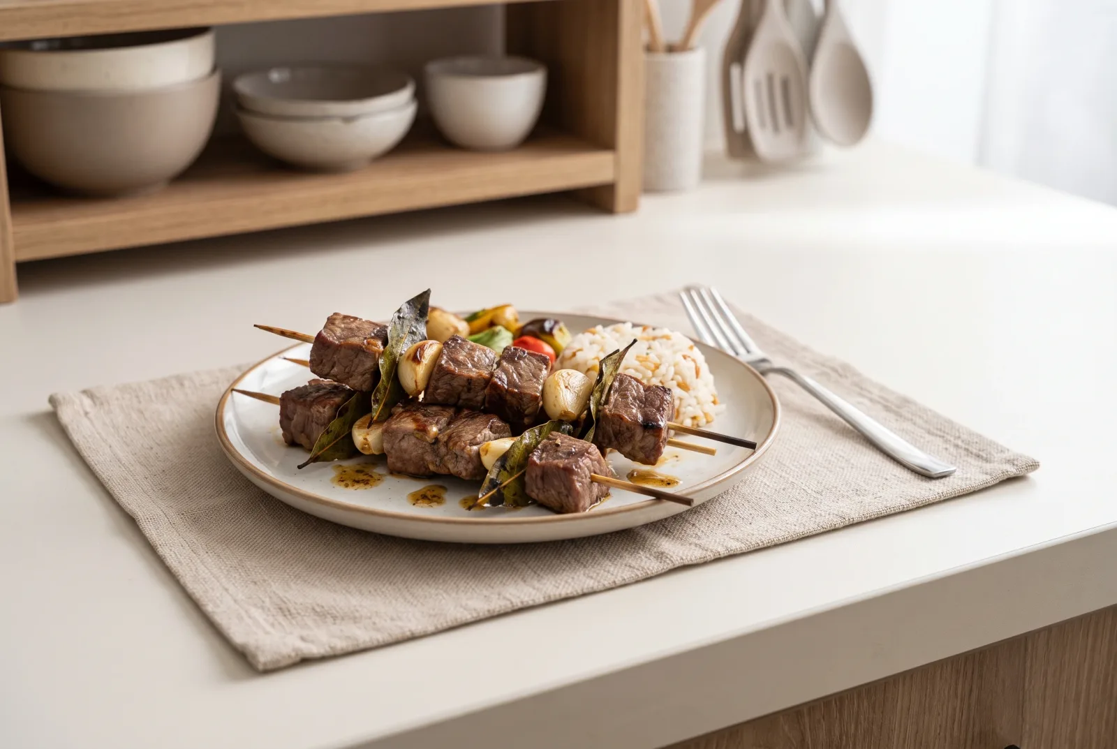 Portuguese-Style Bay Branch Beef Skewers | Espetada-Style Grilled Skewers