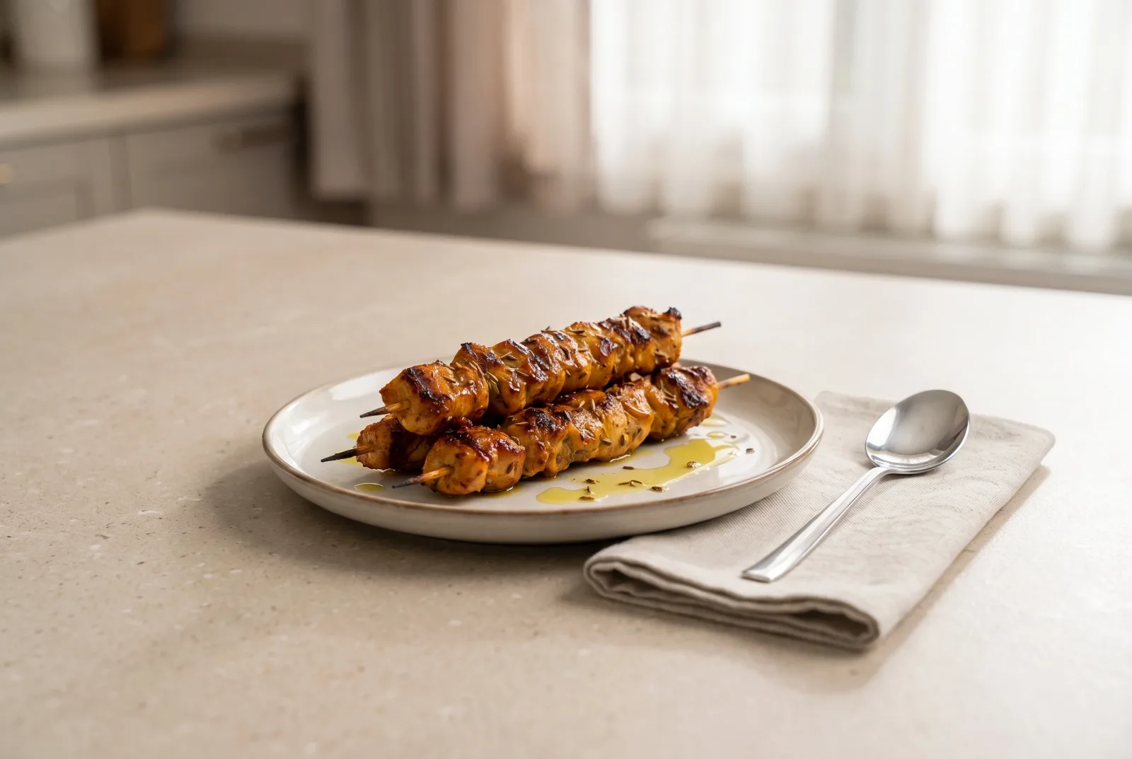 Serbian-Style Ražnjići (Spiced Chicken Skewers)