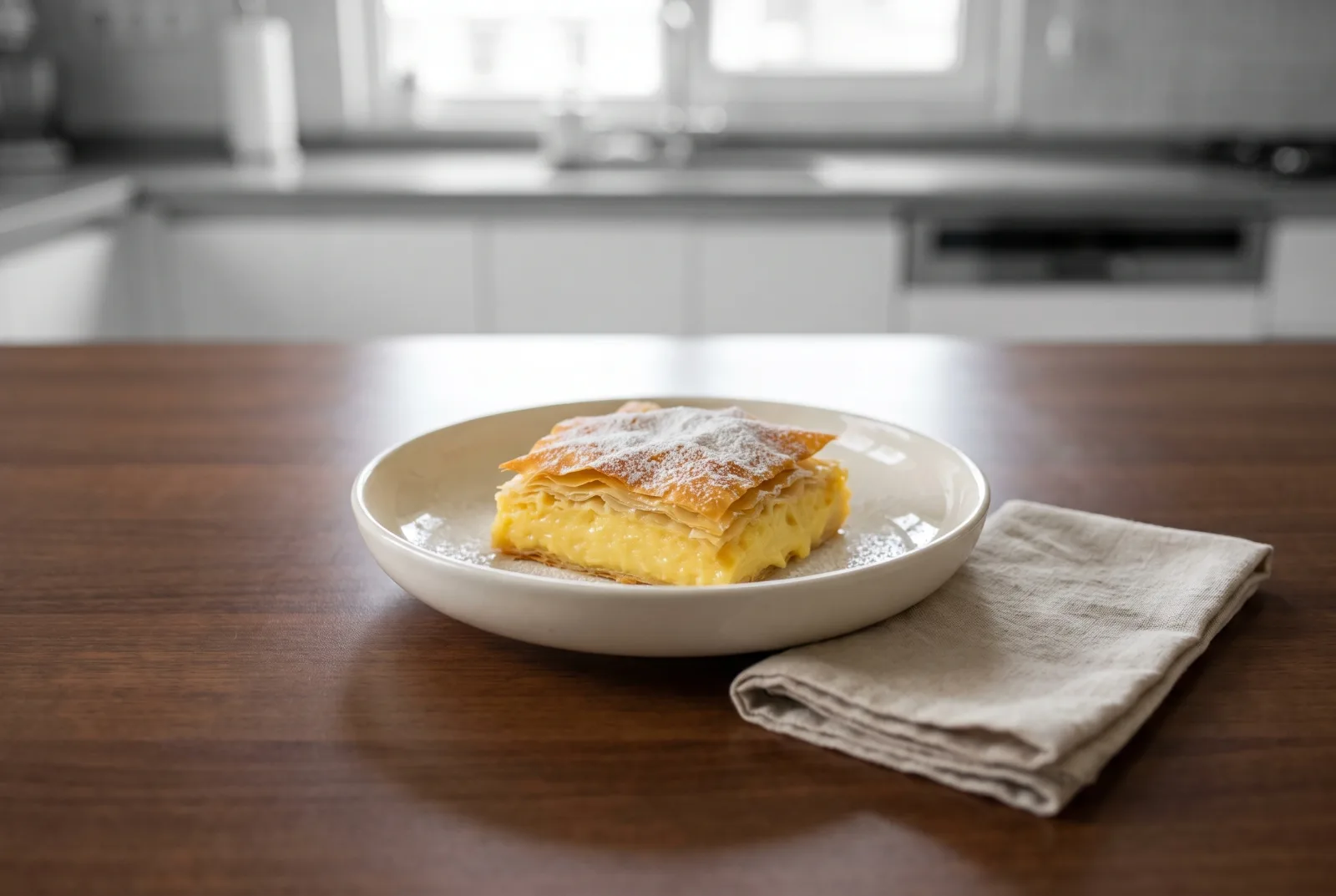 Serbian Krempita | Layered Custard Puff Pastry