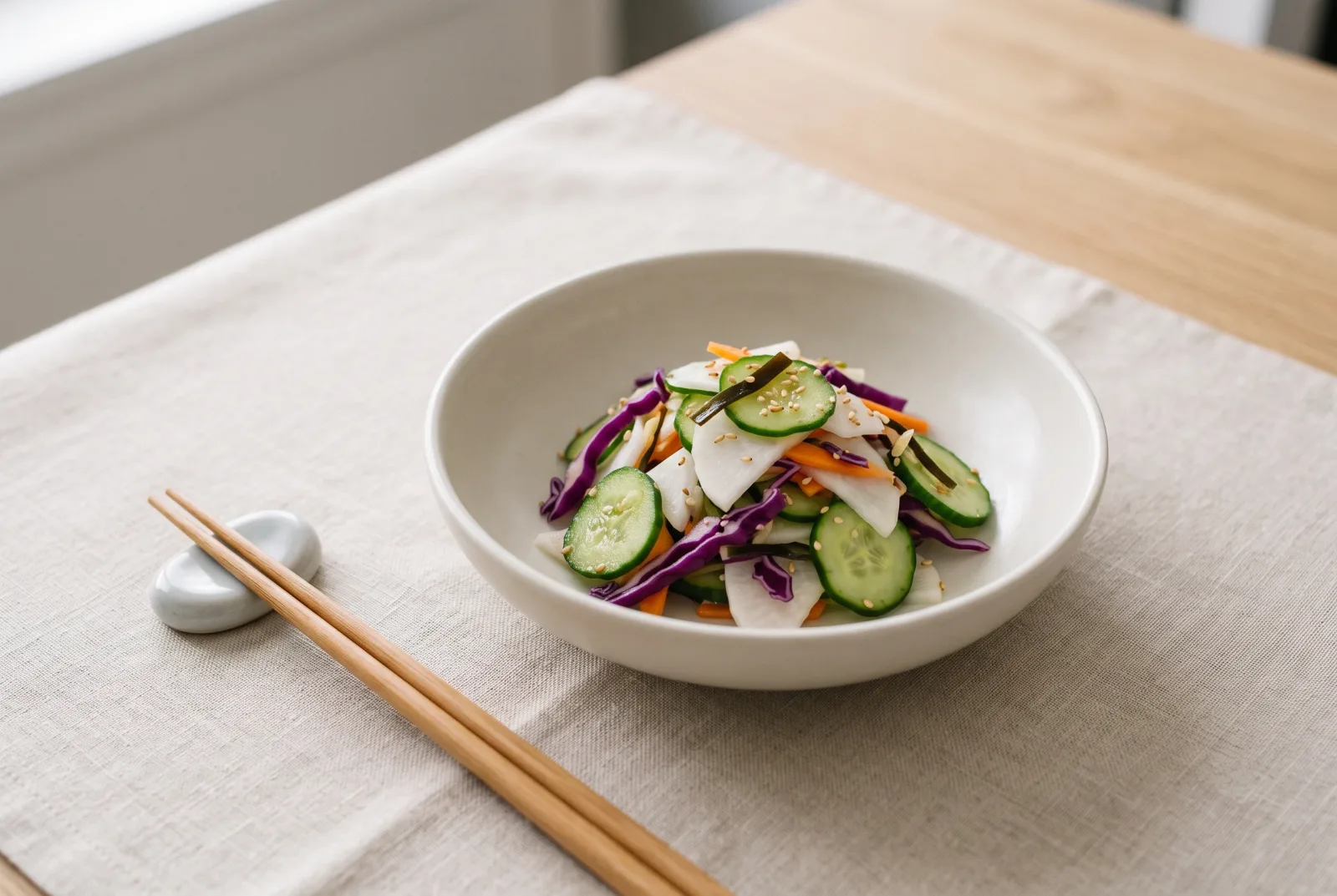 Sokuseki-zuke — Japanese Quick Salted Cucumber Pickles