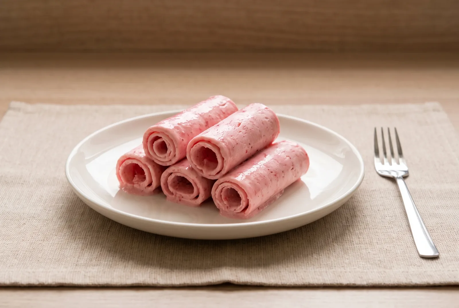 Thai-Style Rolled Ice Cream | Fruit Ice Cream Rolled on a Chilled Pan