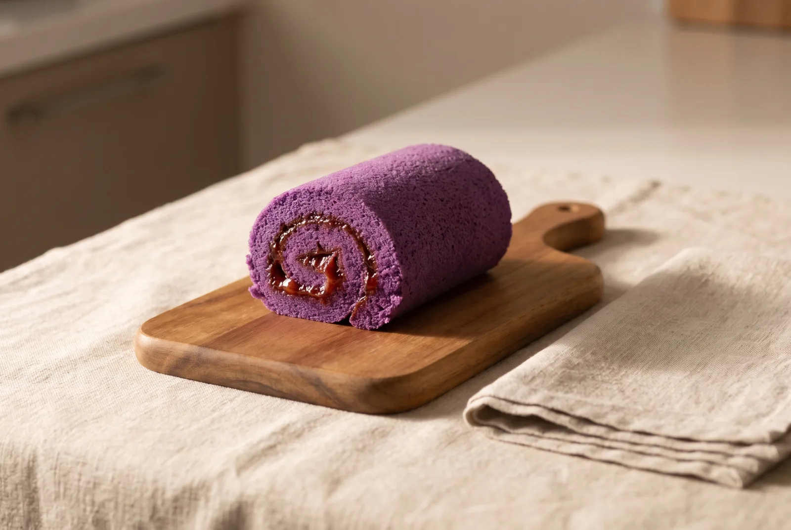 Ube Cake Roll | Filipino Purple Yam Swiss Roll