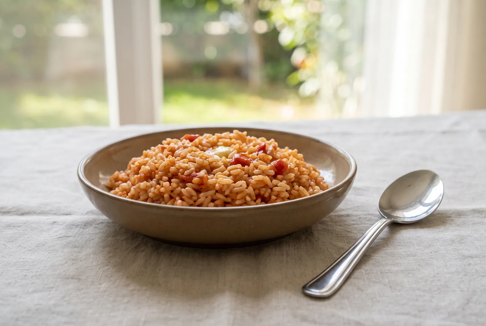 Tomato Rice Pilaf | Stovetop Rice with Fresh Tomato