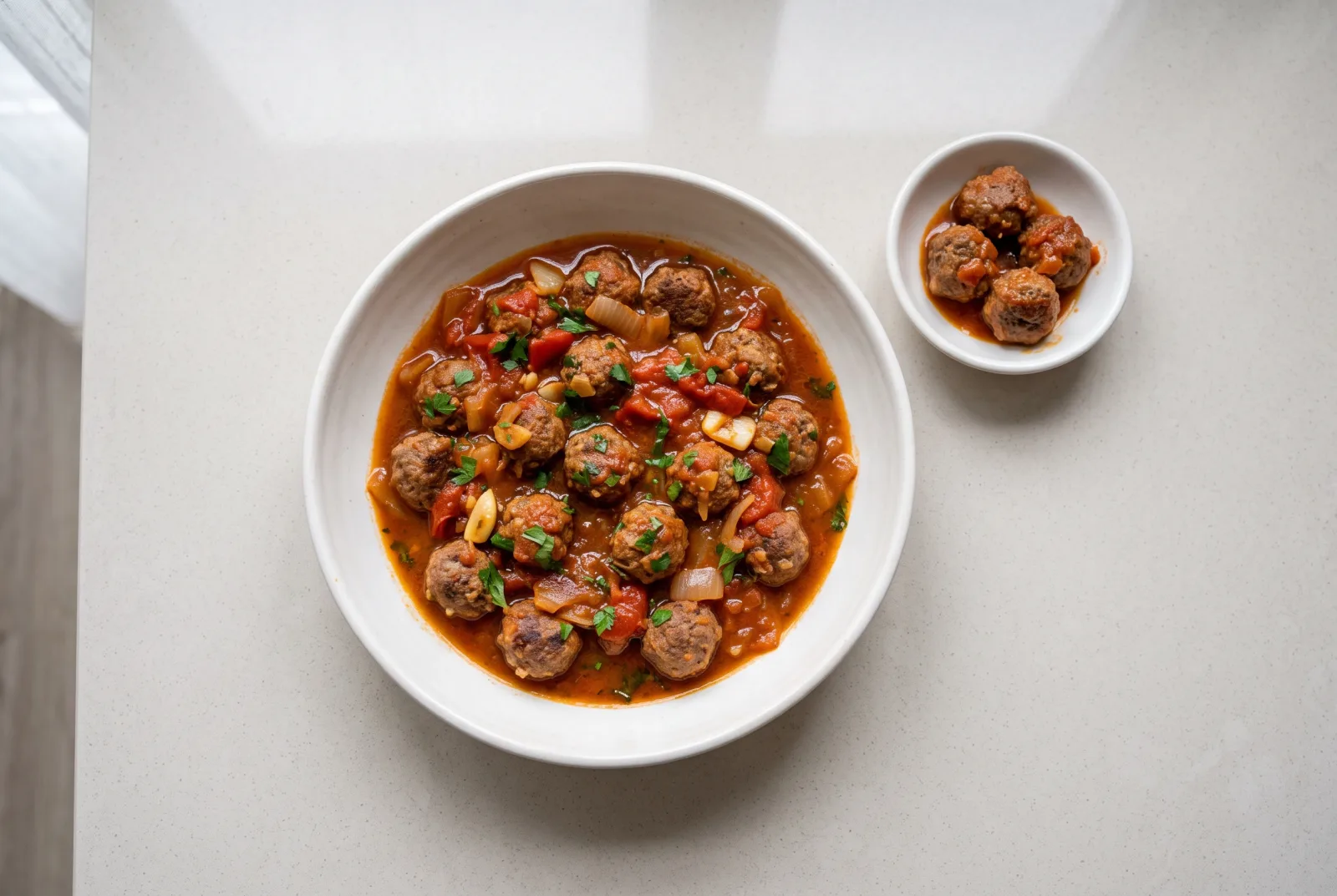 Pressure-Cooker Round Meatballs | Quick Meatballs in Tomato Sauce