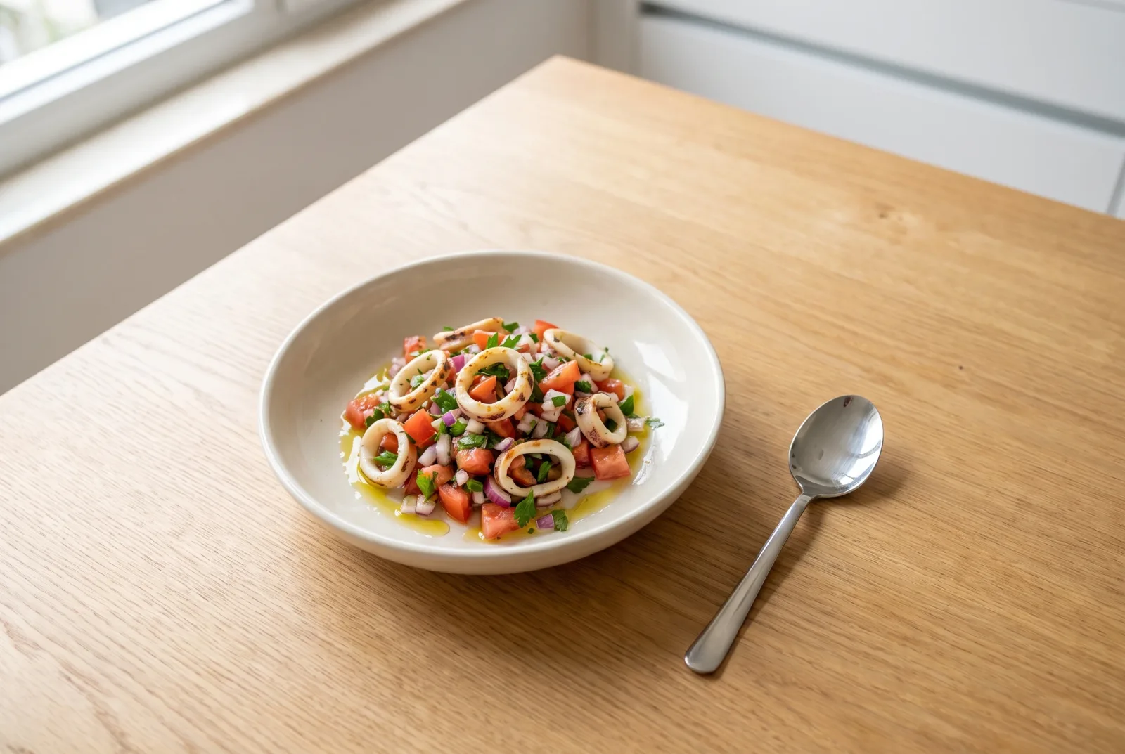 Grilled Squid Salad | Aegean-Style with Lemon and Olive Oil