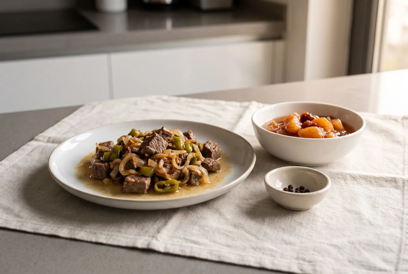 Leftover Beef Roast Sauté | Quick Pomegranate Molasses Finish